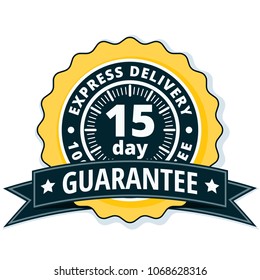 15 Day Express Delivery illustration