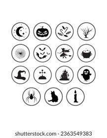 15 Different Halloween Vectors And Creepy Icons
