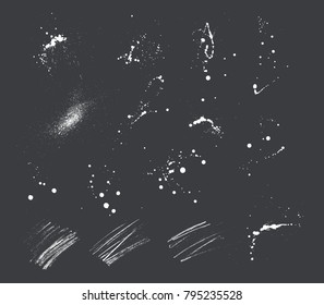 15 expressive Ink blots and pencil strokes. 