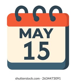 15 may calendar vector on white background
Vector calendar with date