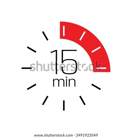 15 minute timer information sign