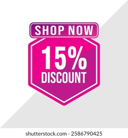 15% Off Sale Banner - Exclusive Discount Promotion