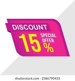 15% Off Sale Banner - Exclusive Discount Promotion