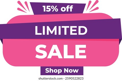 15% Off Sale Banner, Promotion