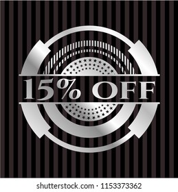 15% off silver badge