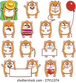 15 smiley hamsters individually grouped for easy copy-n-paste.(1)