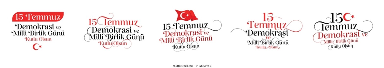 15 temmuz şehitlerini saygıyla anıyoruz. 15 temmuz demokrasi ve milli birlik günü kutlu olsun.
Translation: Happy 15 July democracy and national unity day.