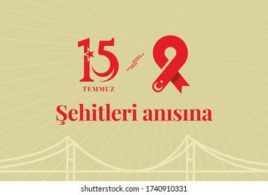 15 Temmuz Sehitleri Anisina, Translation:  In Memory of the Martyrs of July 15