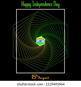15 th of August for Happy Independence Day of India celebration