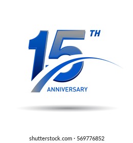 15 Years Anniversary Celebration Design.