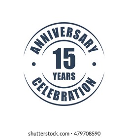 15 years anniversary celebration logo