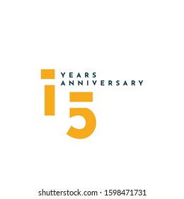 15 Years anniversary design template
