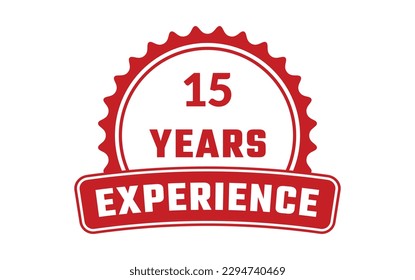 15 Years Experience Rubber Stamp