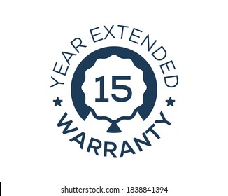 15 Years Warranty images, 15 Year Extended Warranty logos