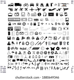 150+ Free Vector Pictogram Icons, Signs and Symbols icon All are 150 Icons