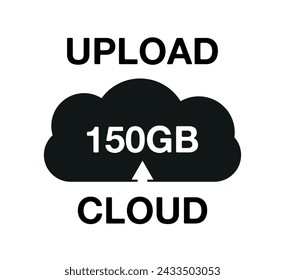 150 Gb capacity. Cloud upload for file storage and backup