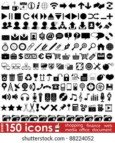 150 web icons for your design