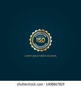 150 years anniversary logo.celebrating 150 years, anniversary logo