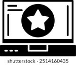 1541 - Star Vector Icon Design