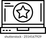 1541 - Star Vector Icon Design