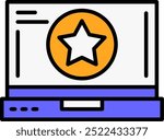 1541 - Star Vector Icon Design