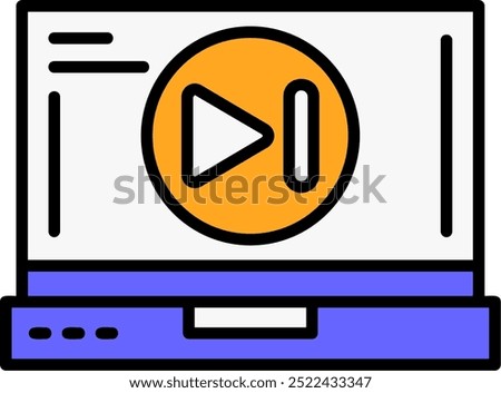 1553 - Skip forward Vector Icon Design