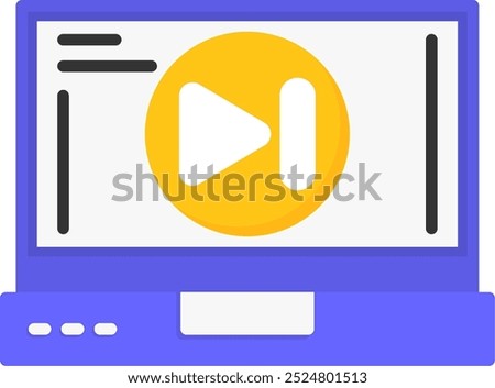 1553 - Skip forward Vector Icon Design