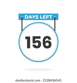 156 días de cuenta regresiva para la promoción de ventas. Quedan 156 días para el Anuncio de ventas promocionales