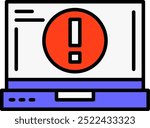 1562 - Warning Vector Icon Design