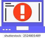 1562 - Warning Vector Icon Design