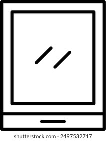 158 - Tablet Flat Vector Icon Design