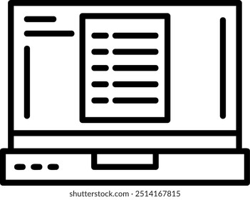 1596 - List Vector Icon Design