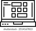 1597 - Grid Vector Icon Design