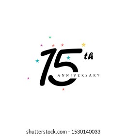 15th anniversary logo design template