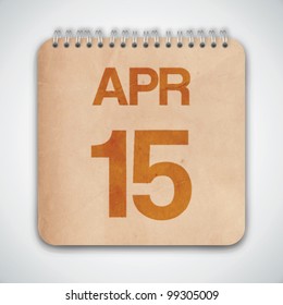 15th April Day Vector