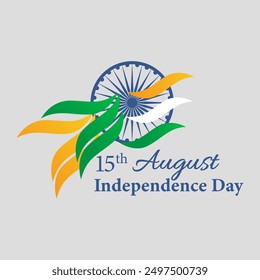 15th August, Celebrate India Independence Day With India National Flag, Simply and Unique Design