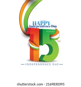 15th August Happy Independence Day of India, wavy Indian flag, tricolour with Famous monument, india independence day, background 