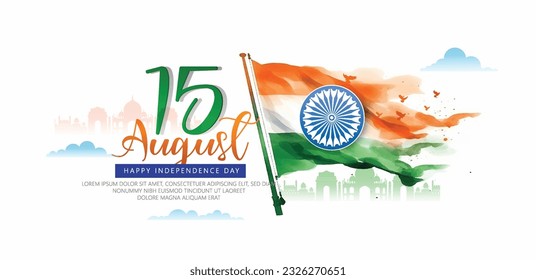 15 de agosto, feliz Día de la Independencia de India