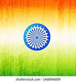 15th August, Independence Day poster or template design with Ashoka