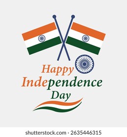 15th August Independence Day Vector
