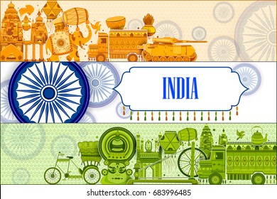 15th August Independence of India tricolor background in vector