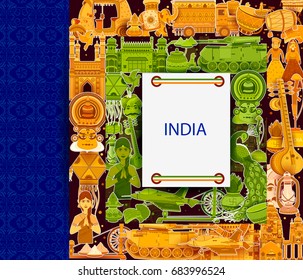 15th August Independence of India tricolor background in vector