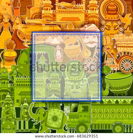 15th August Independence of India tricolor background in vector