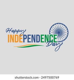 15th August India Independence Day, Happy 77th India Independence Day Background for Banner Vector Design Illustration

