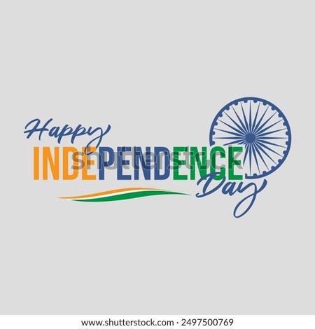 15th August India Independence Day, Happy 77th India Independence Day Background for Banner Vector Design Illustration

