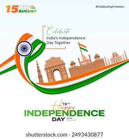 15th August Indian Independence Day 78th Celebration