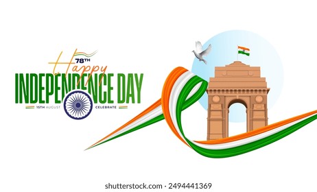 15 de agosto Día de la Independencia India 78° celebración 