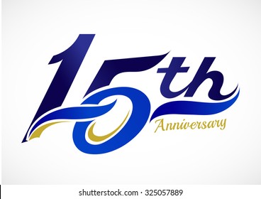 15th Years Anniversary Celebration Design