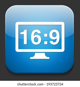 16 9 display icon
