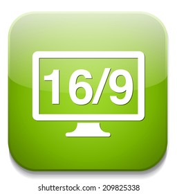 16 9 display icon